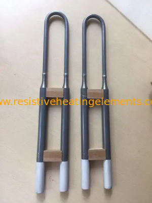U Tipi Molibden Disilikit Elementleri 1800C Endüstriyel Fırın Isıtma Elementleri