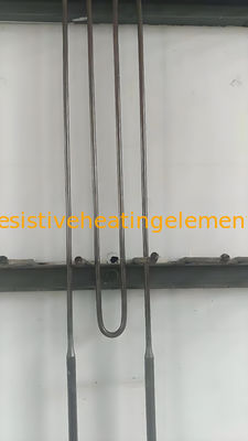Yüksek Sıcaklıklı MoSi2 Elemeni 100mm-1000mm Moly Disilikit Isıtma Elemeni