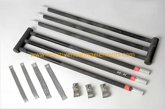 Yüksek sıcaklıklı SiC unsuru 1400C Silikon Karbid Isıtma Çubuğu