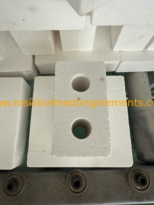 Çift delikli seramik destek bloğu